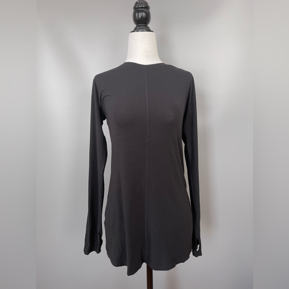 Lululemon super soft long sleeve tshirt size 4 black excellent condition